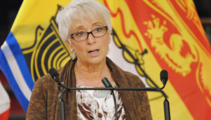 La ministre du DÃ©veloppement social du Nouveau-Brunswick, Cathy Rogers. Photo Pascal Raiche-Nogue. Moncton. 4 mai 2015.